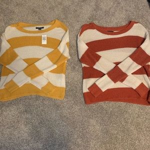 Striped American Eagle Sweater